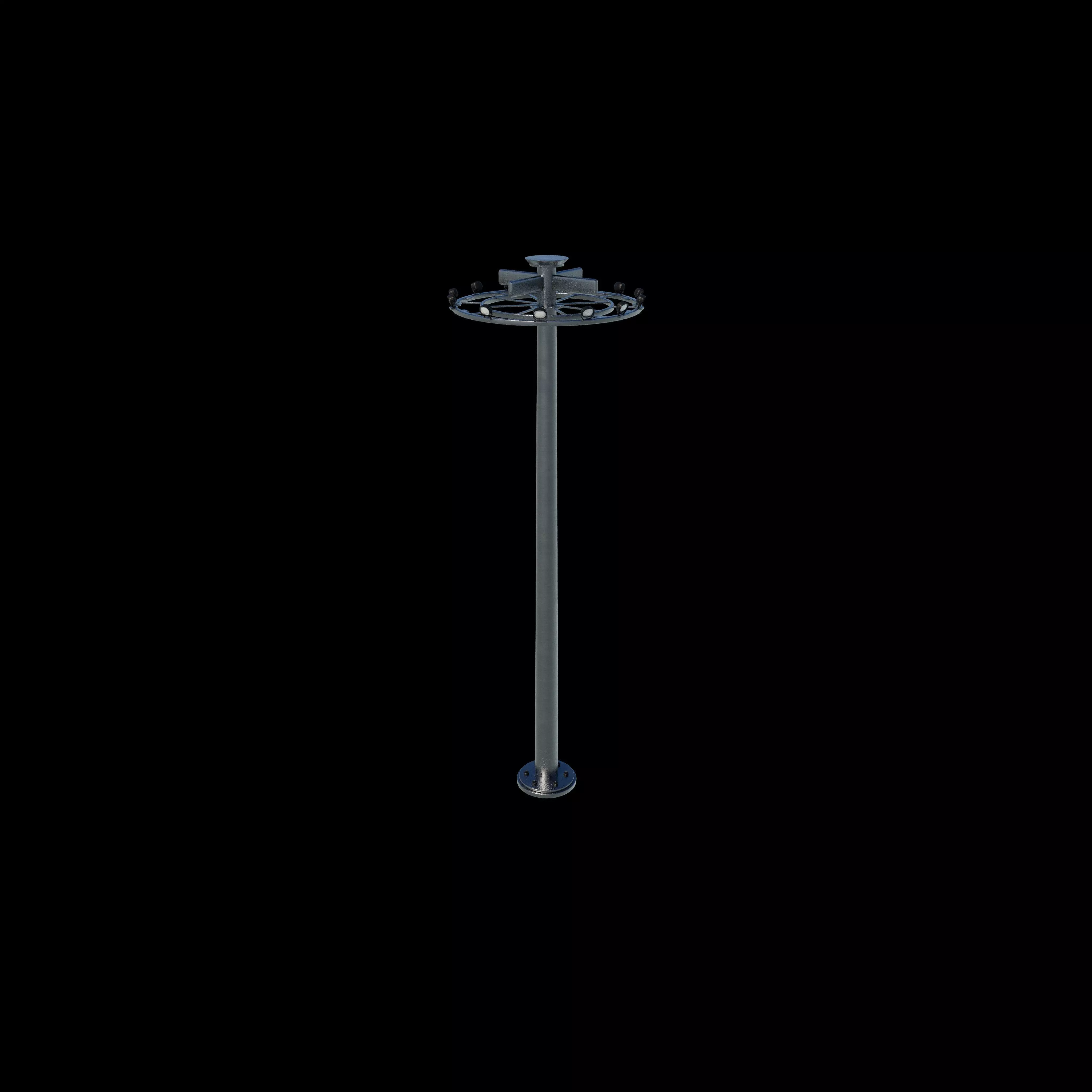 sport field light 3D model_0