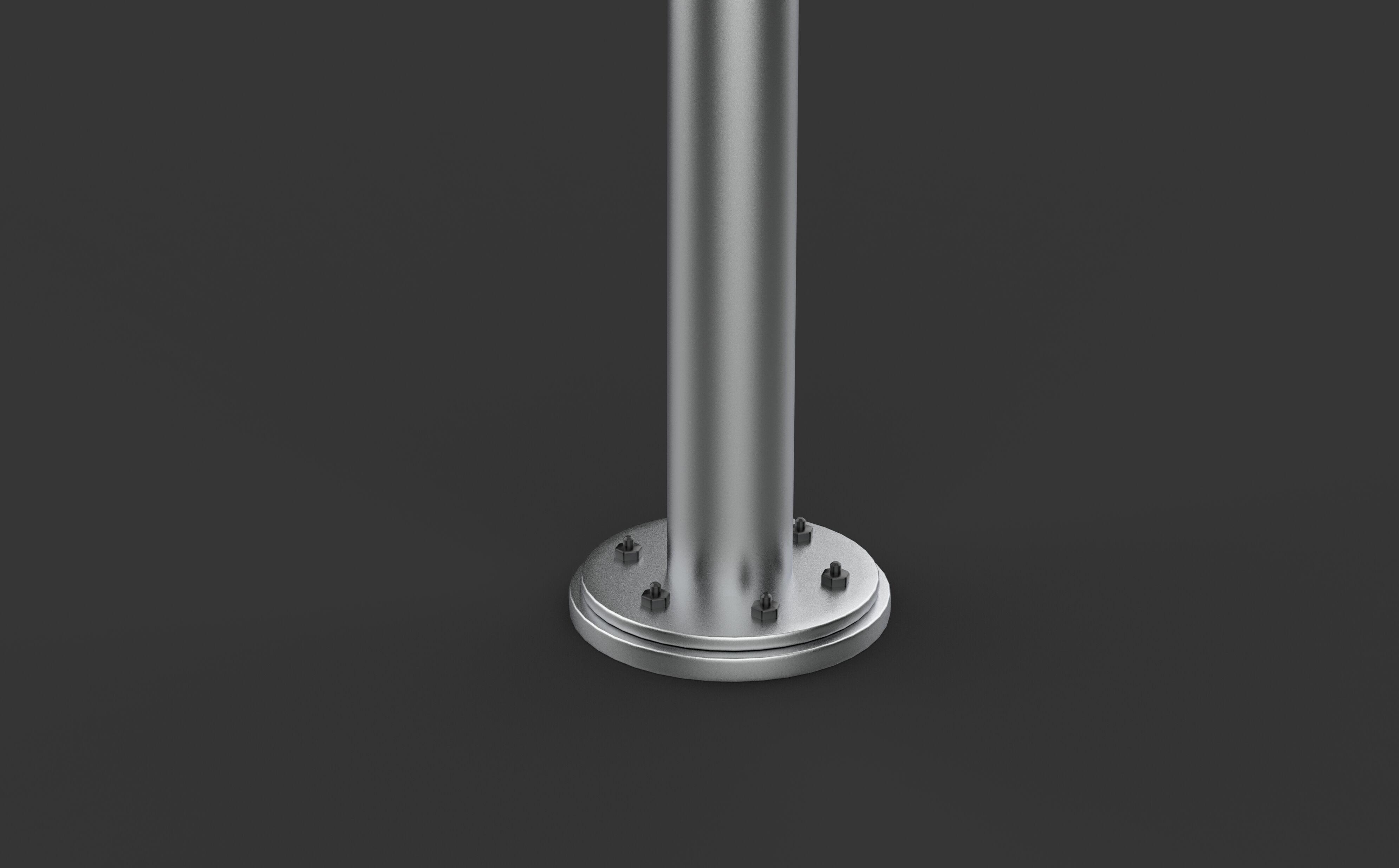 sport field light 3D model_5