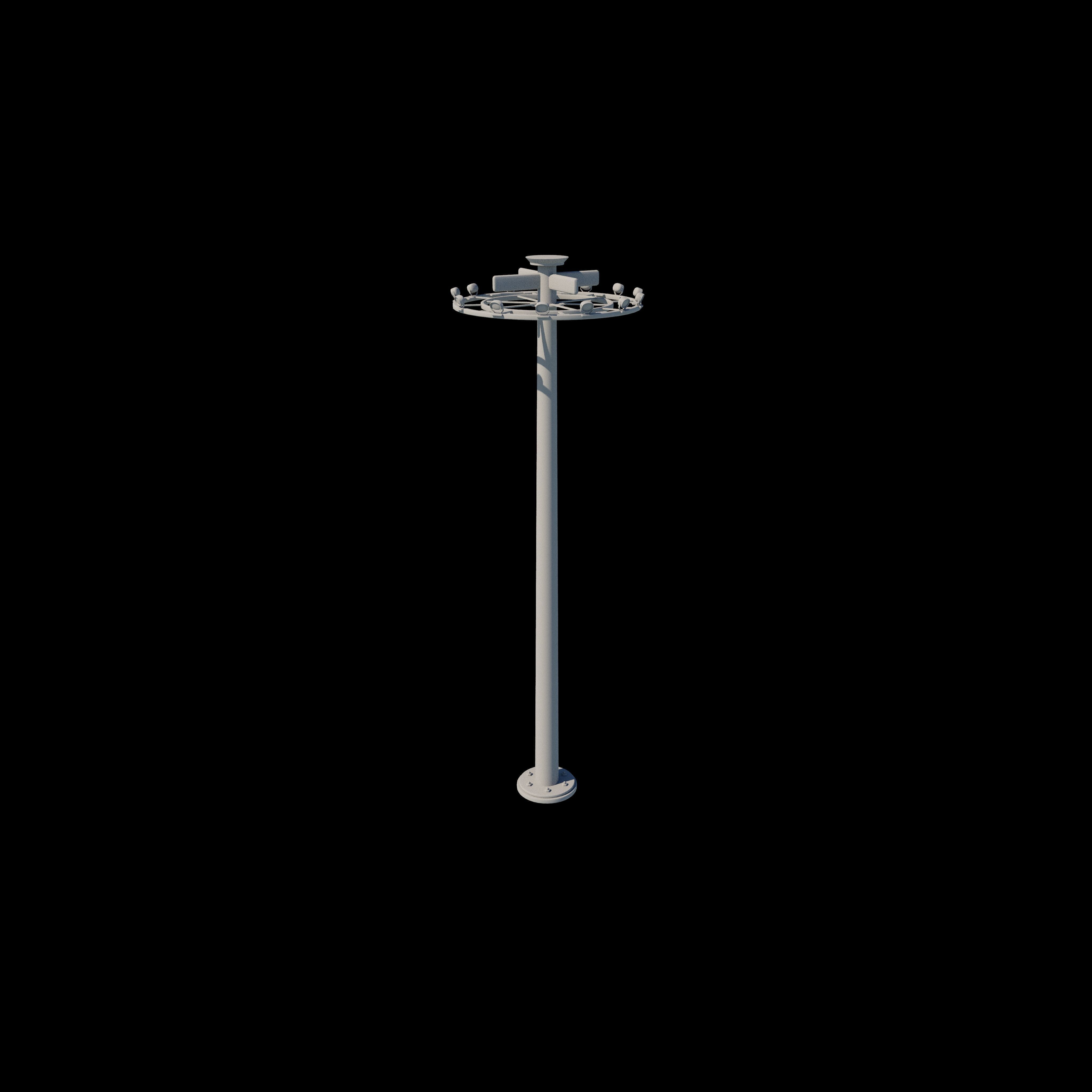 sport field light 3D model_6