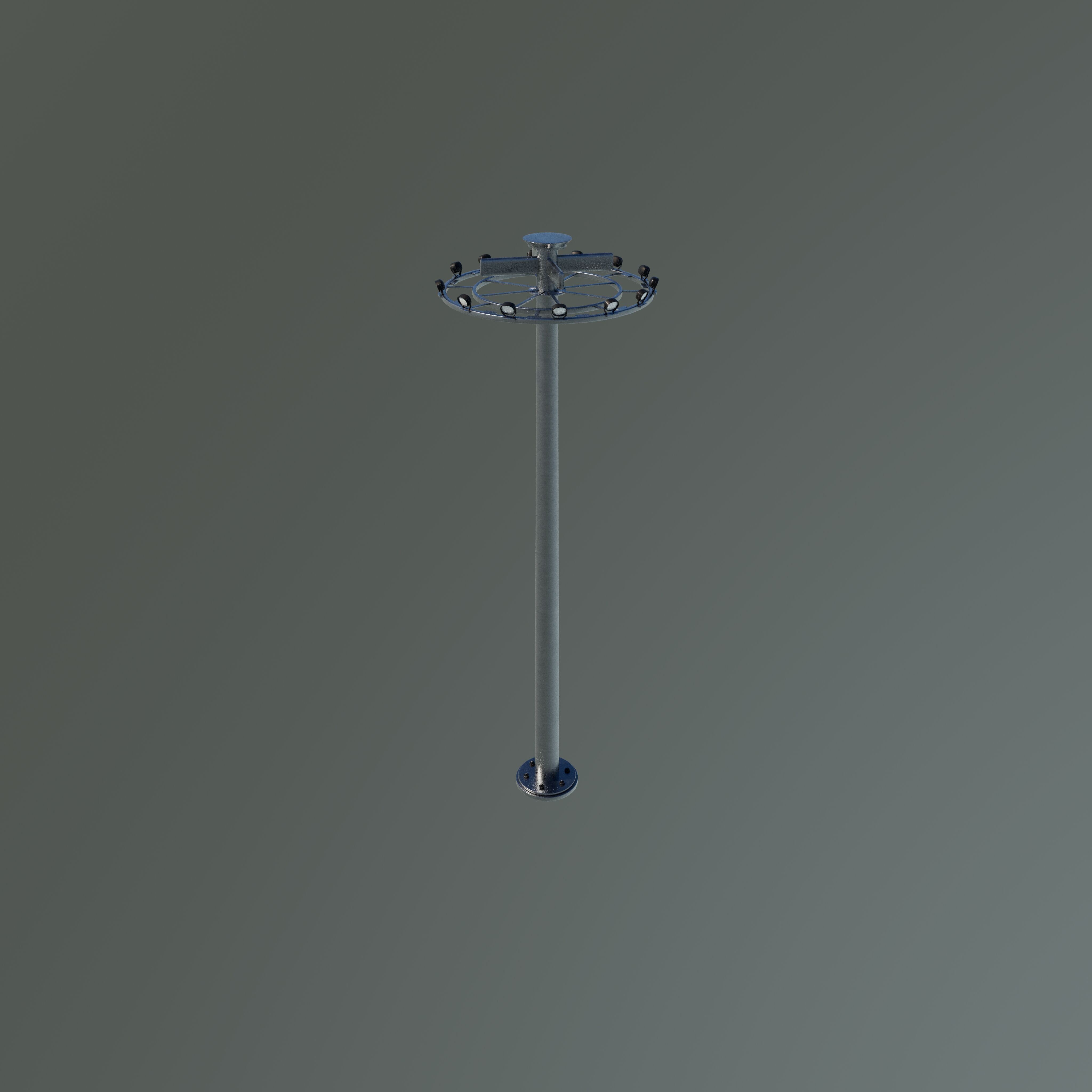 sport field light 3D model_13