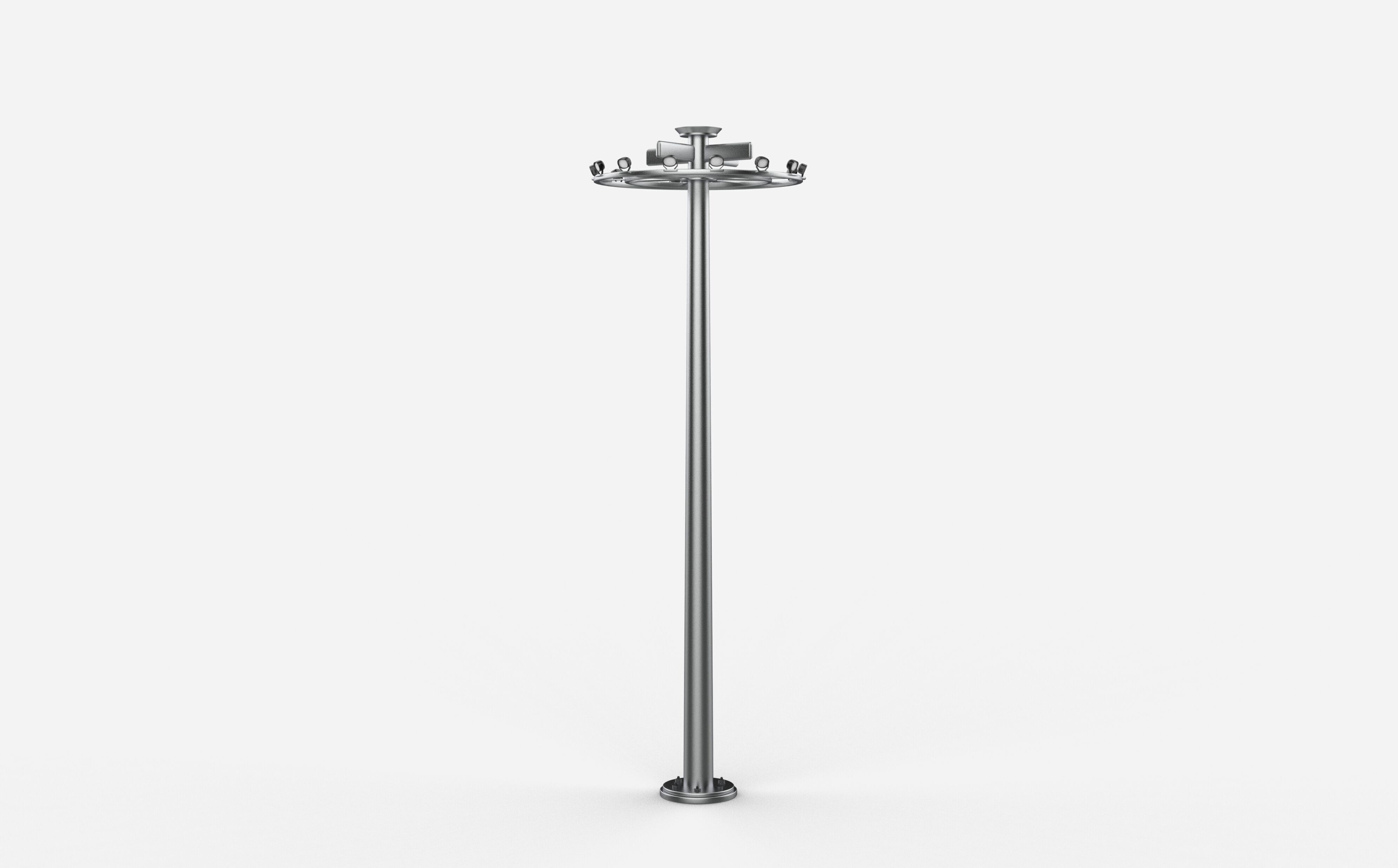 sport field light 3D model_4