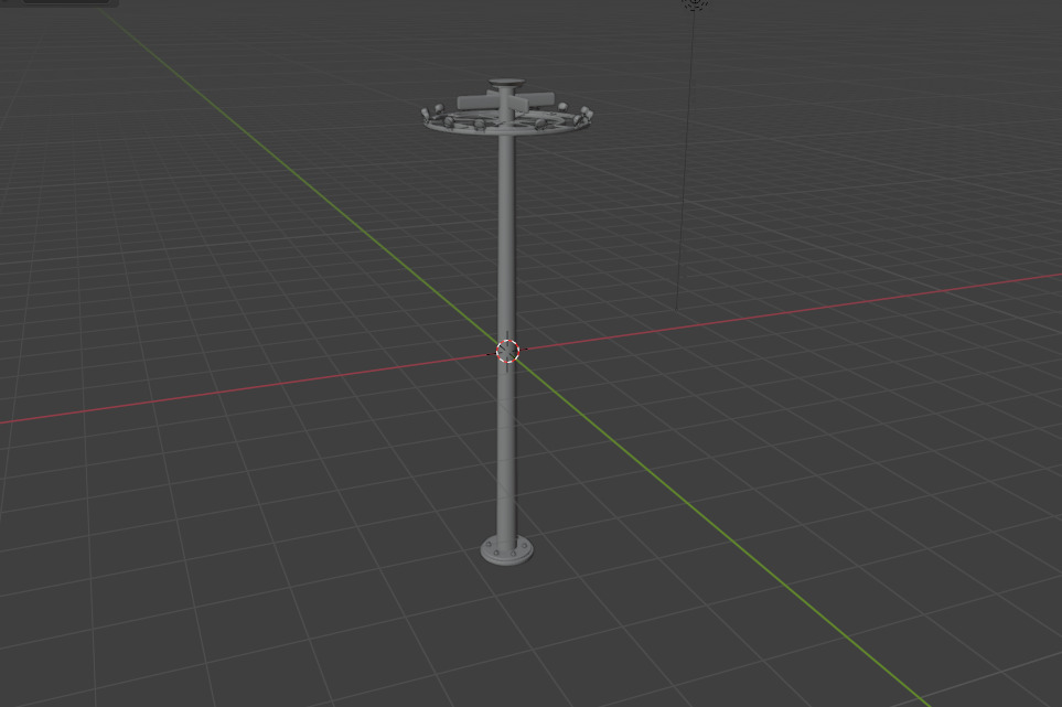 sport field light 3D model_16