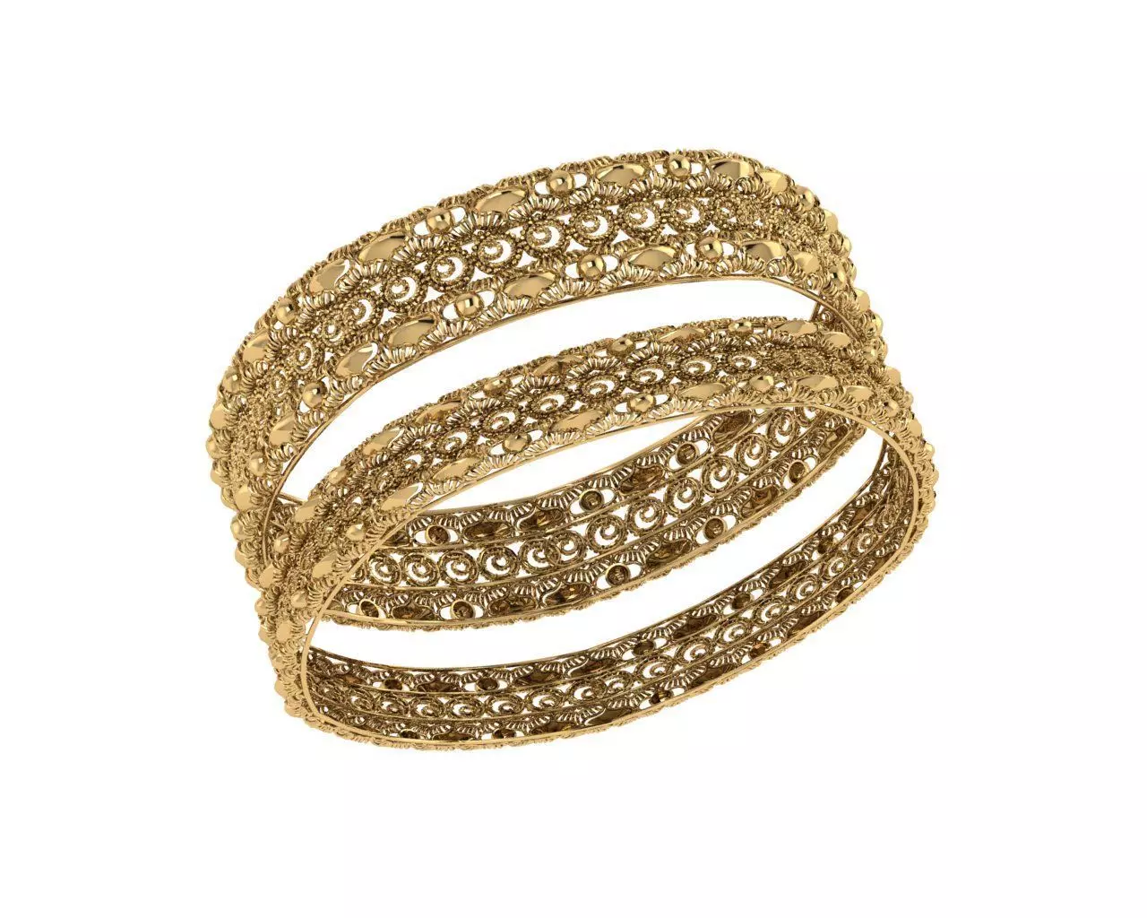 Indian Traditional Bracelets 3D print model