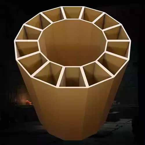 Wheel of Brushes Pencil Holder 3D Files