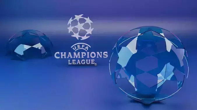 UEFA Champions League Crystal Ball in 3D