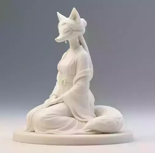 13 Fox Spirit Woman in Pu Song Ling Style