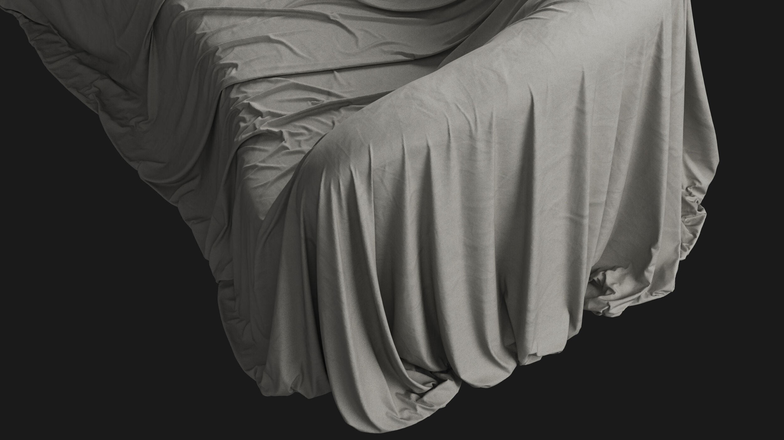 Covered Classic Sofa 03 3D model_7