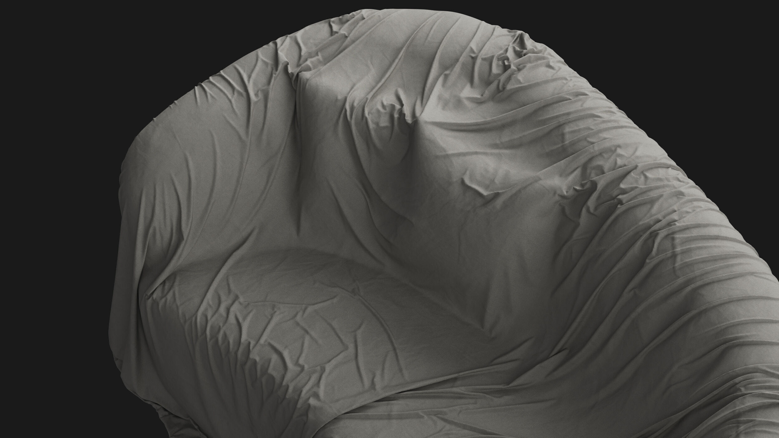 Covered Classic Sofa 03 3D model_6