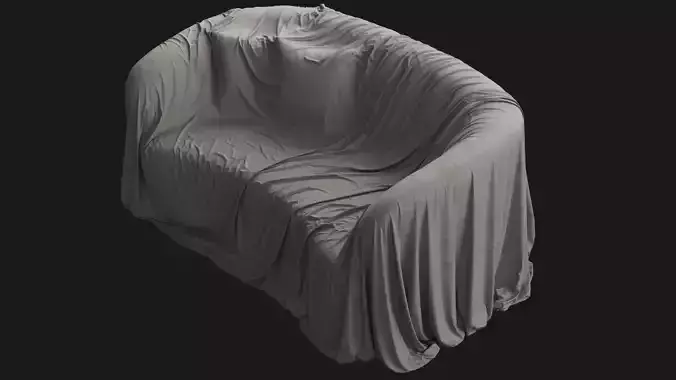 Covered Classic Sofa 03