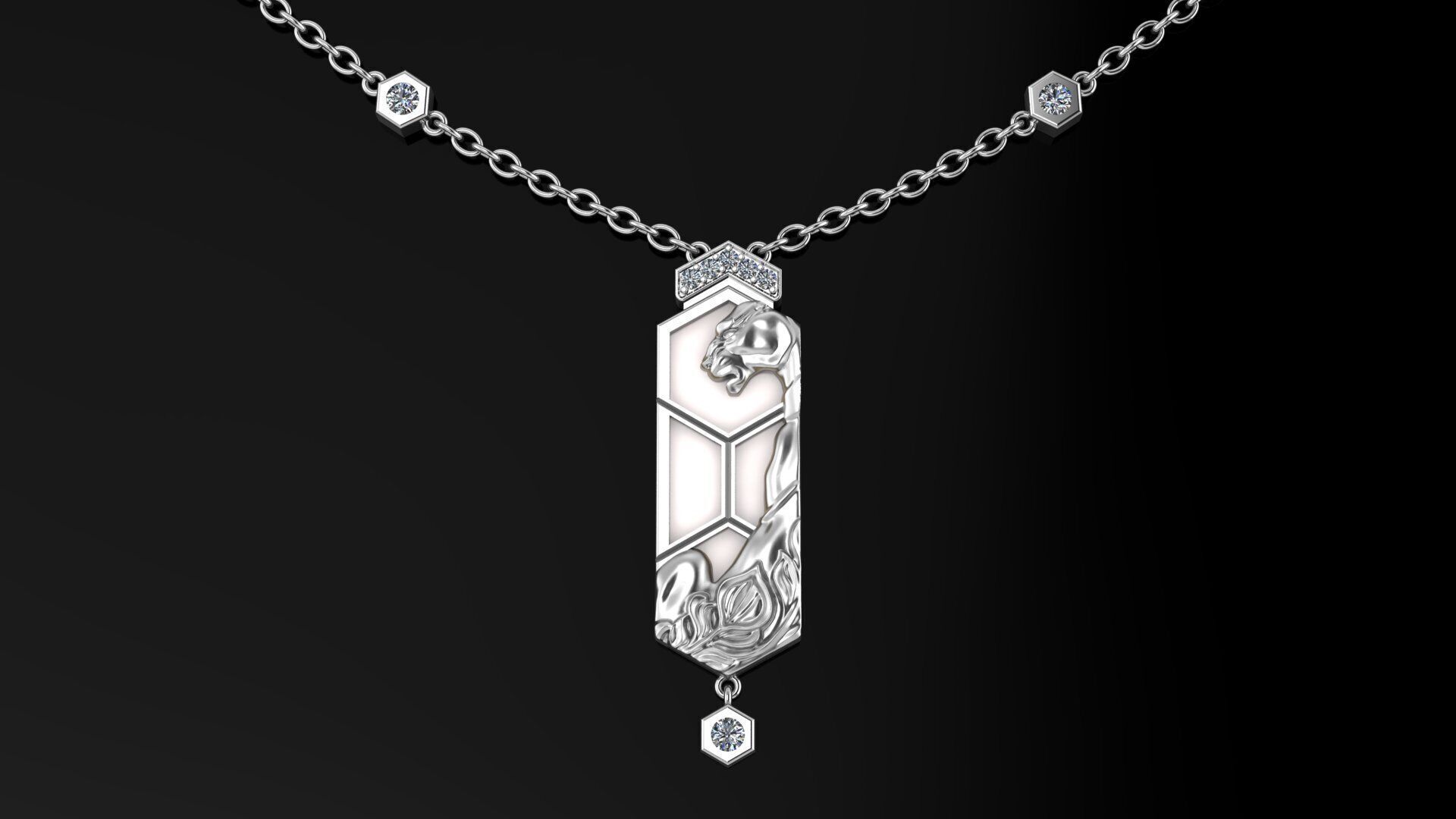 Necklaces 3DM STL OBJ model for 3D printing and CNC 3D print model_1