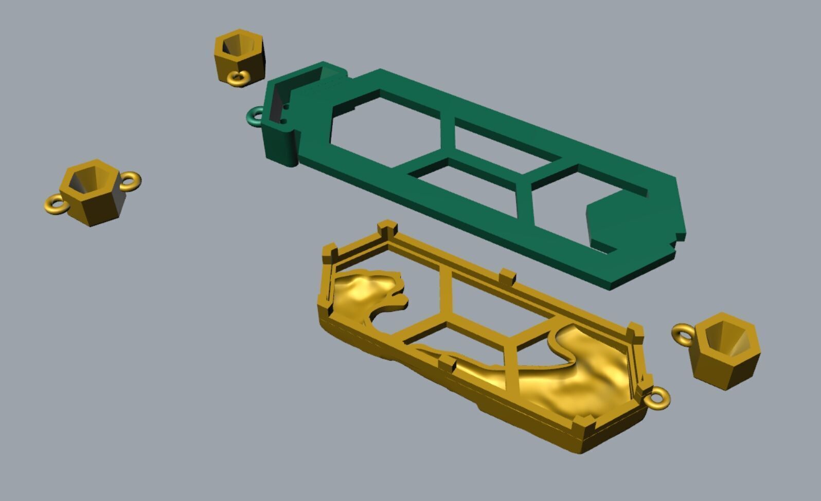 Necklaces 3DM STL OBJ model for 3D printing and CNC 3D print model_7