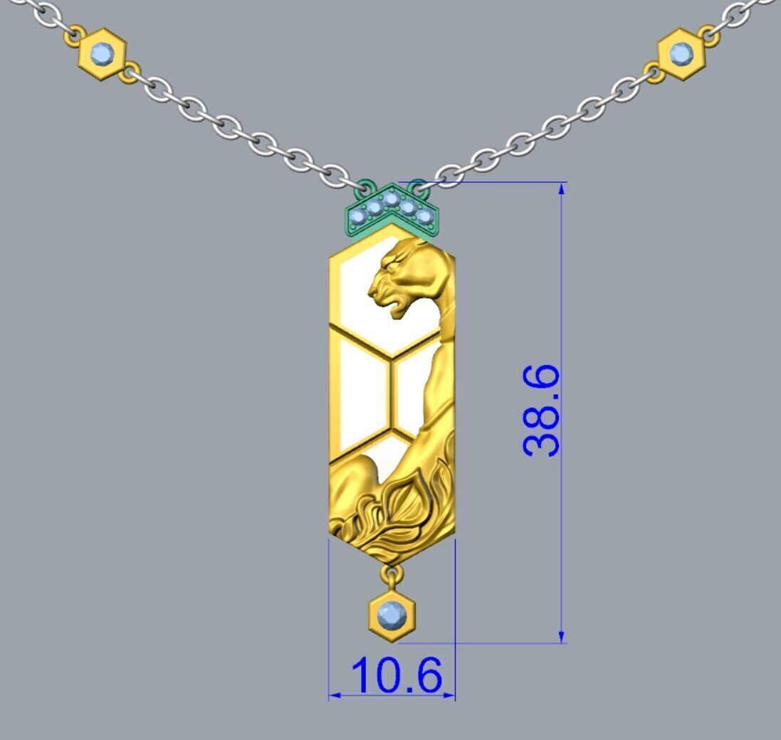 Necklaces 3DM STL OBJ model for 3D printing and CNC 3D print model_5