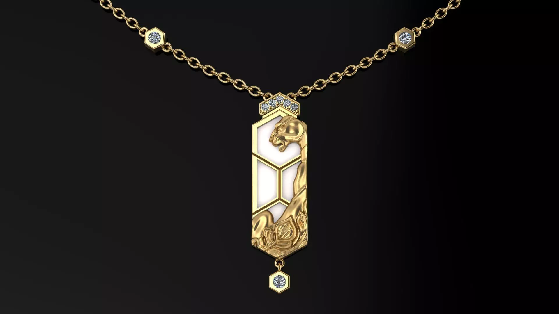 Necklaces 3DM STL OBJ model for 3D printing and CNC 3D print model_0