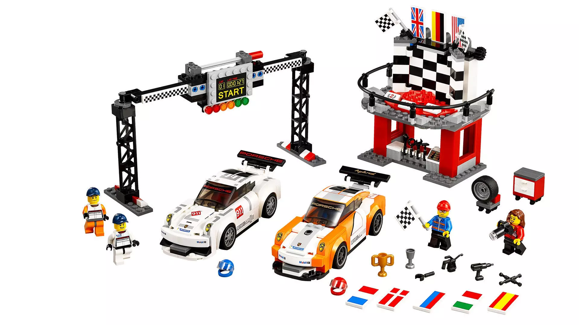 TwindBricks3D - 75912 Porsche 911 GT Finish Line 3D print model
