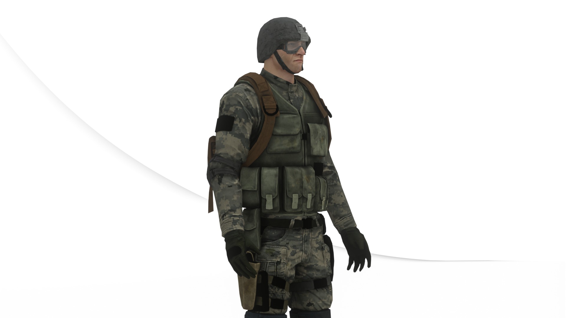  Army Soldiers Collection 4 Rigged Military Characters _49