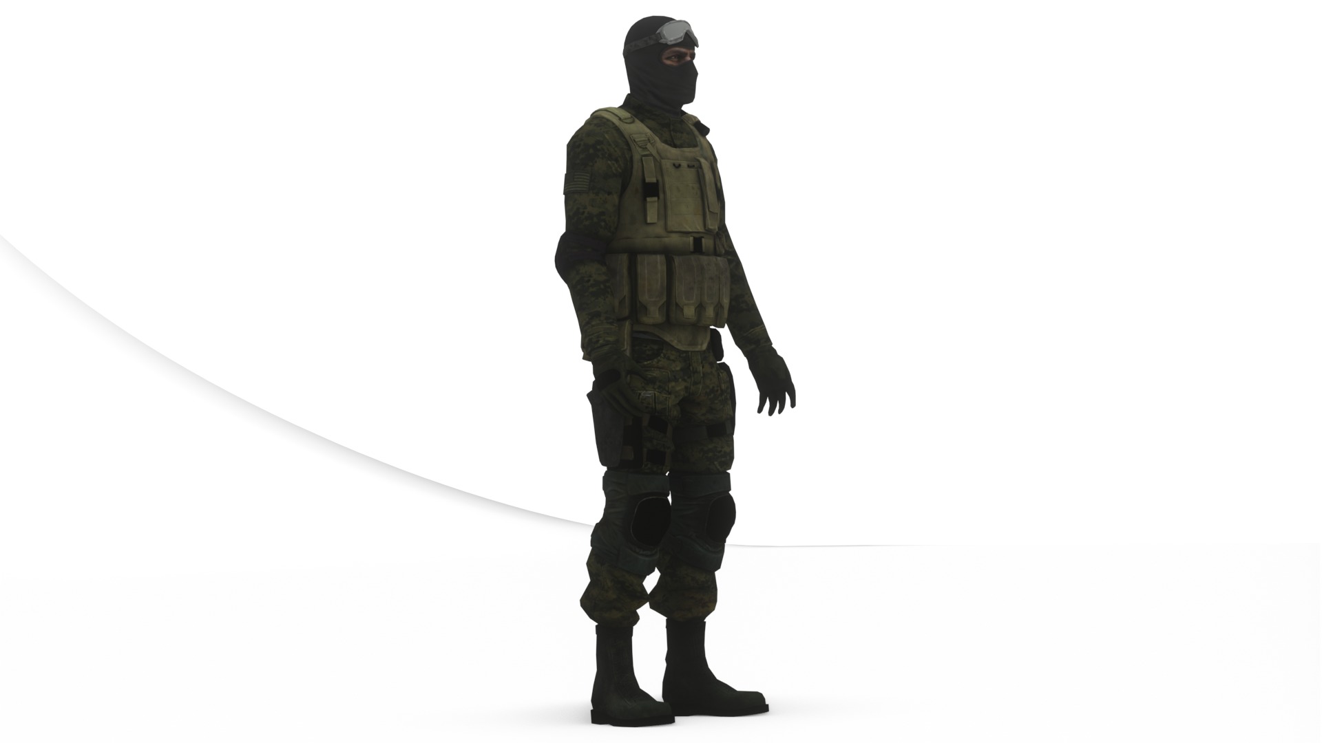  Army Soldiers Collection 4 Rigged Military Characters _19