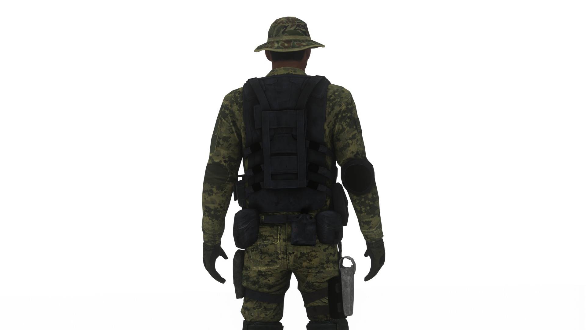  Army Soldiers Collection 4 Rigged Military Characters _11