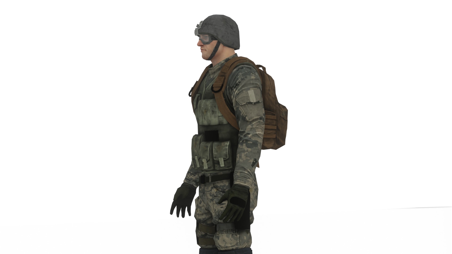  Army Soldiers Collection 4 Rigged Military Characters _45