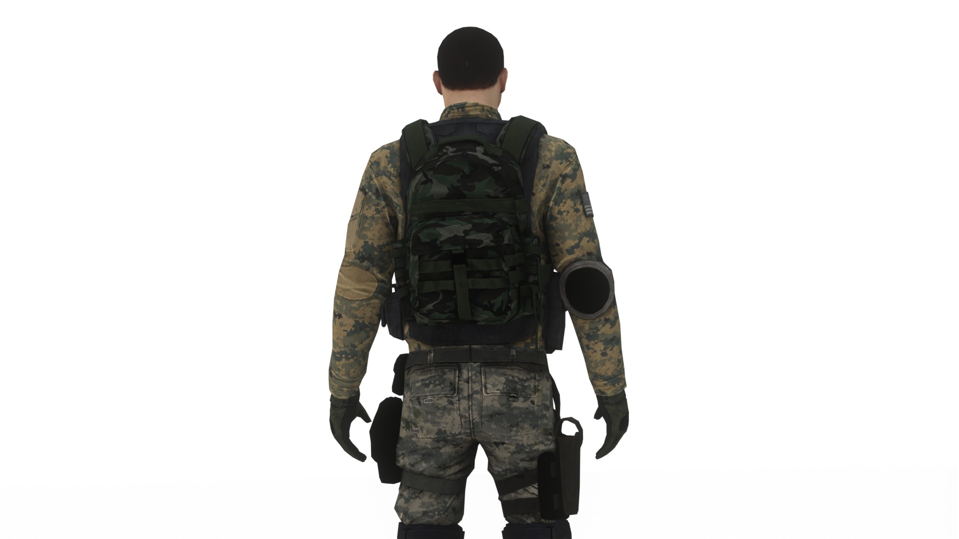  Army Soldiers Collection 4 Rigged Military Characters _35