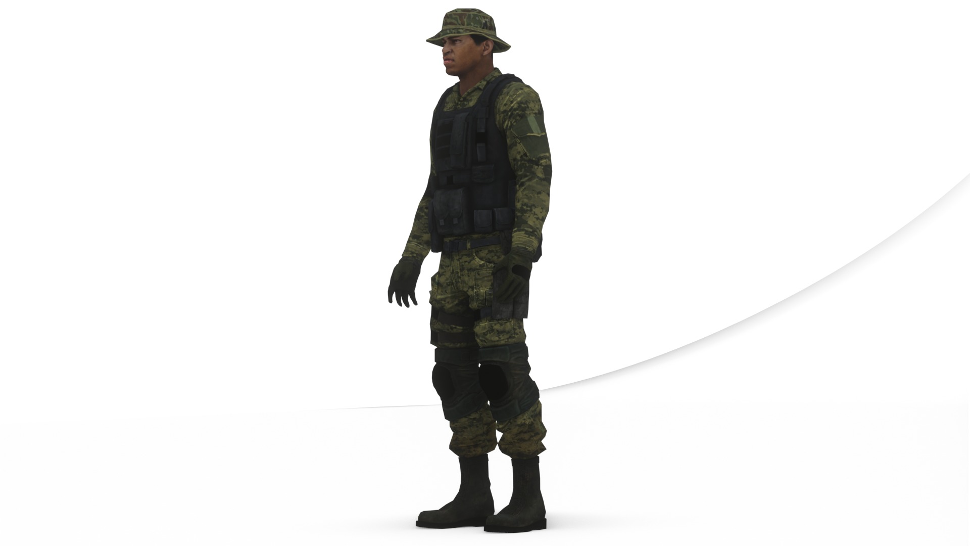  Army Soldiers Collection 4 Rigged Military Characters _4