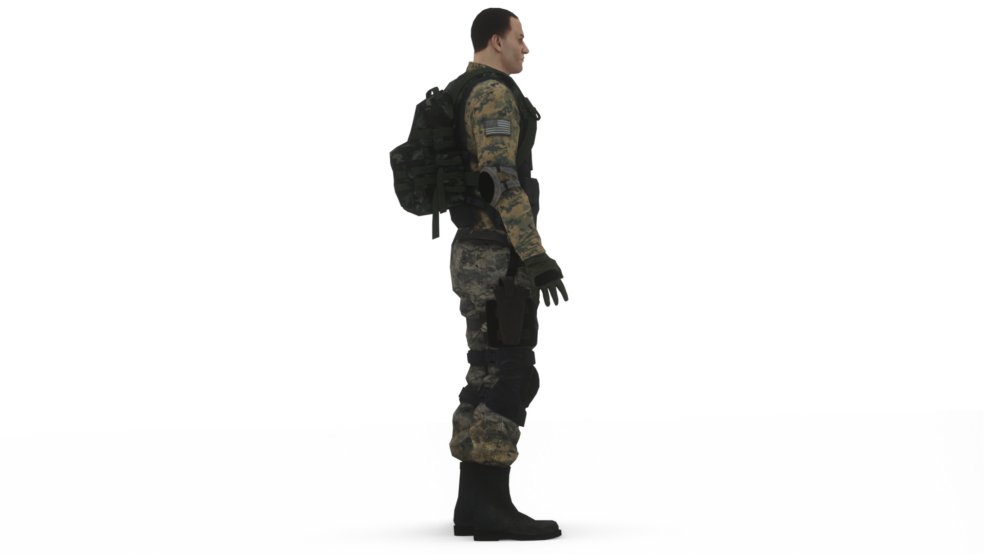  Army Soldiers Collection 4 Rigged Military Characters _30