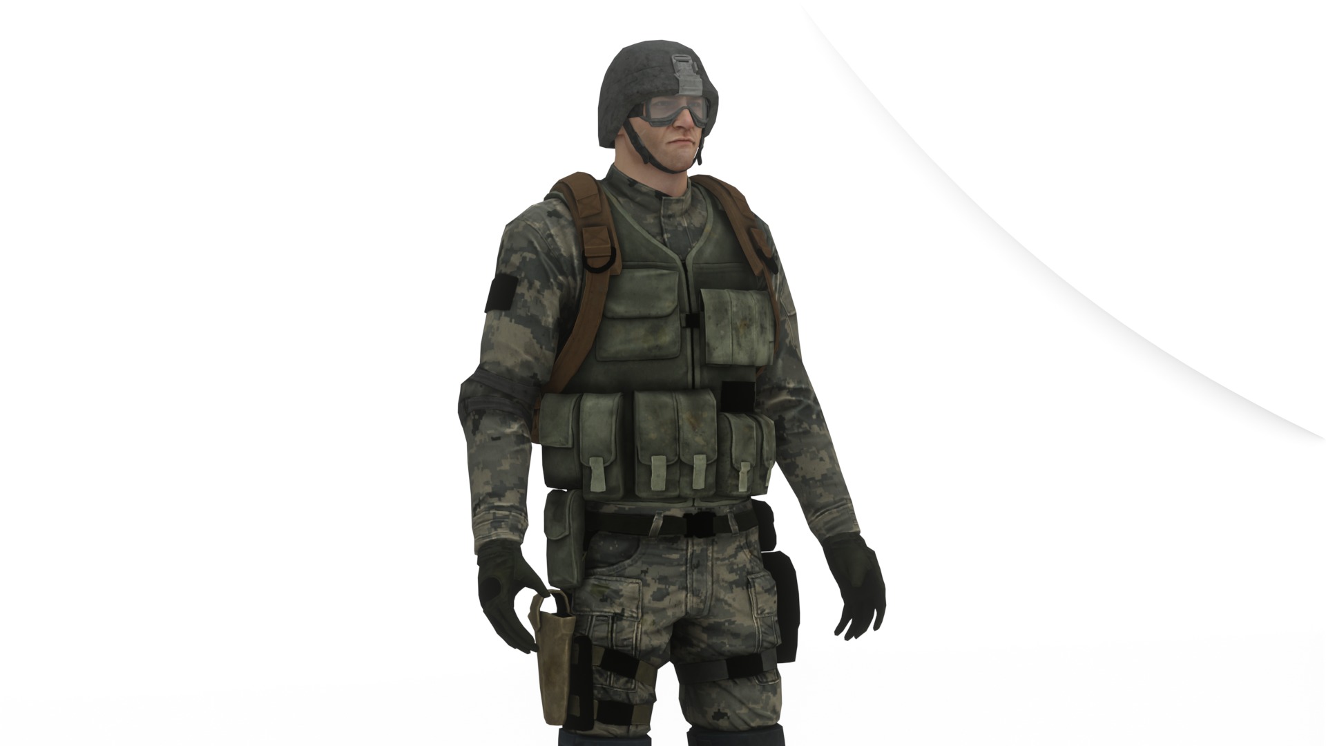  Army Soldiers Collection 4 Rigged Military Characters _44
