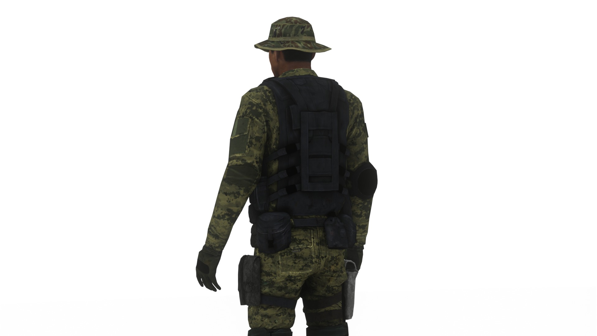  Army Soldiers Collection 4 Rigged Military Characters _10
