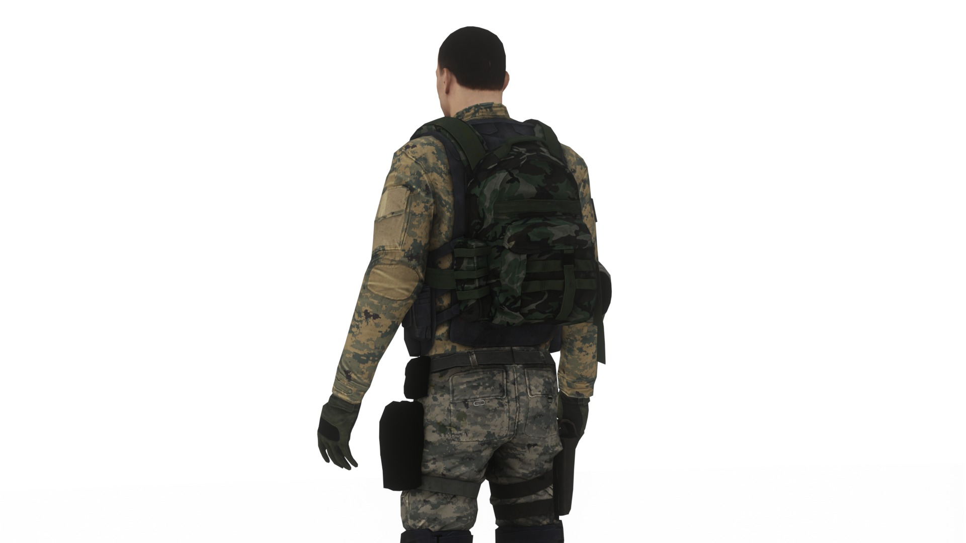  Army Soldiers Collection 4 Rigged Military Characters _34