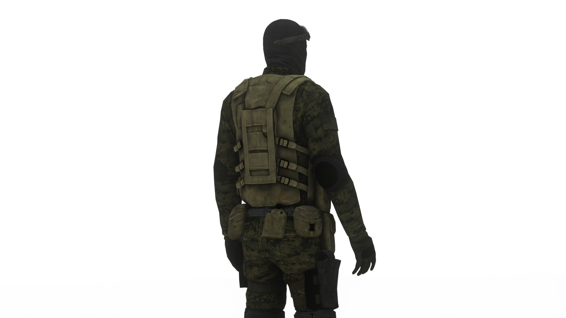  Army Soldiers Collection 4 Rigged Military Characters _24