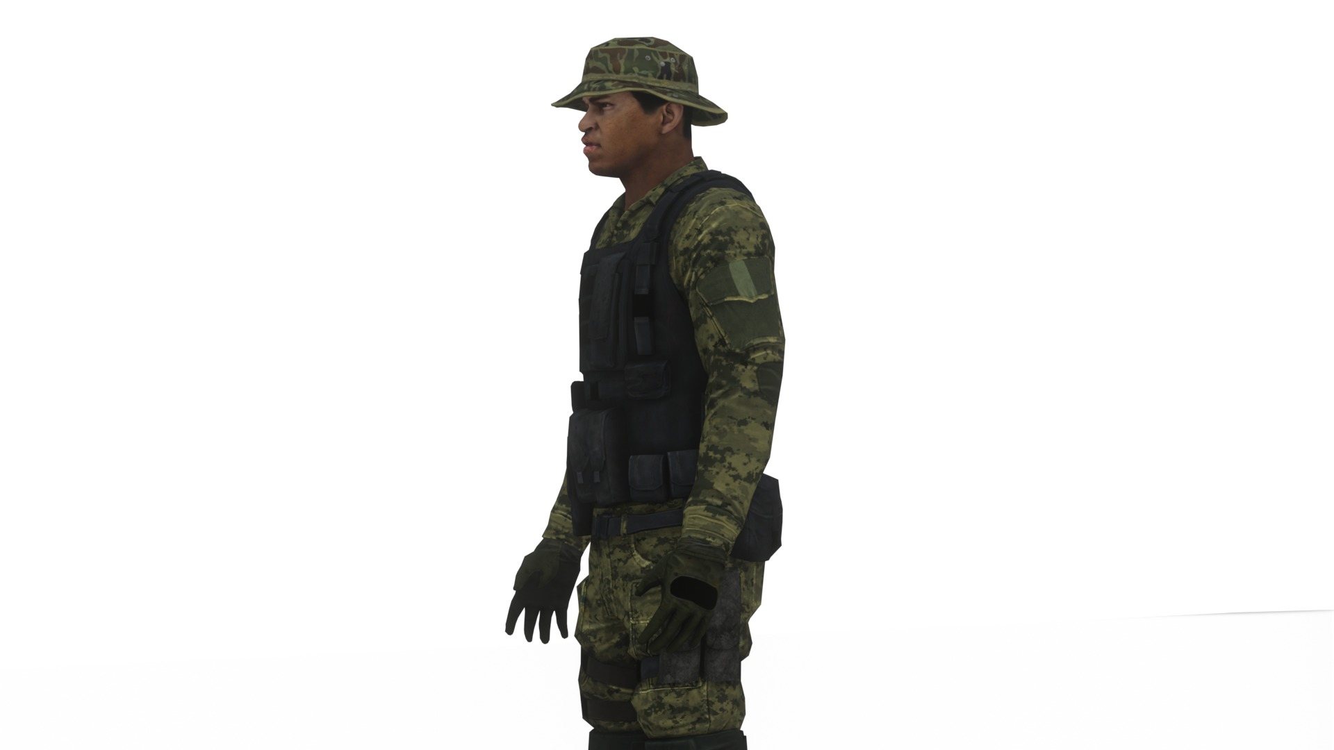  Army Soldiers Collection 4 Rigged Military Characters _9
