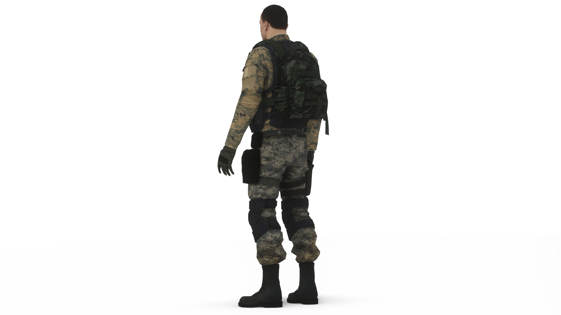 Army Soldiers Collection 4 Rigged Military Characters _28