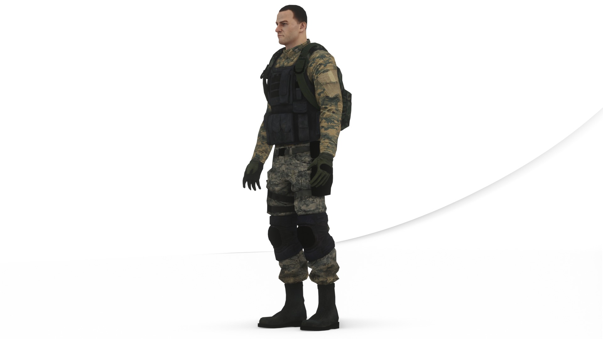  Army Soldiers Collection 4 Rigged Military Characters _27