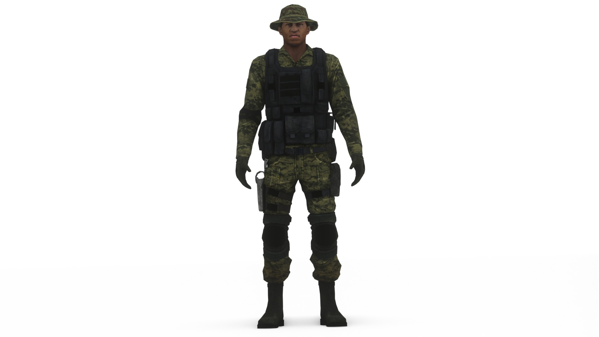  Army Soldiers Collection 4 Rigged Military Characters _3
