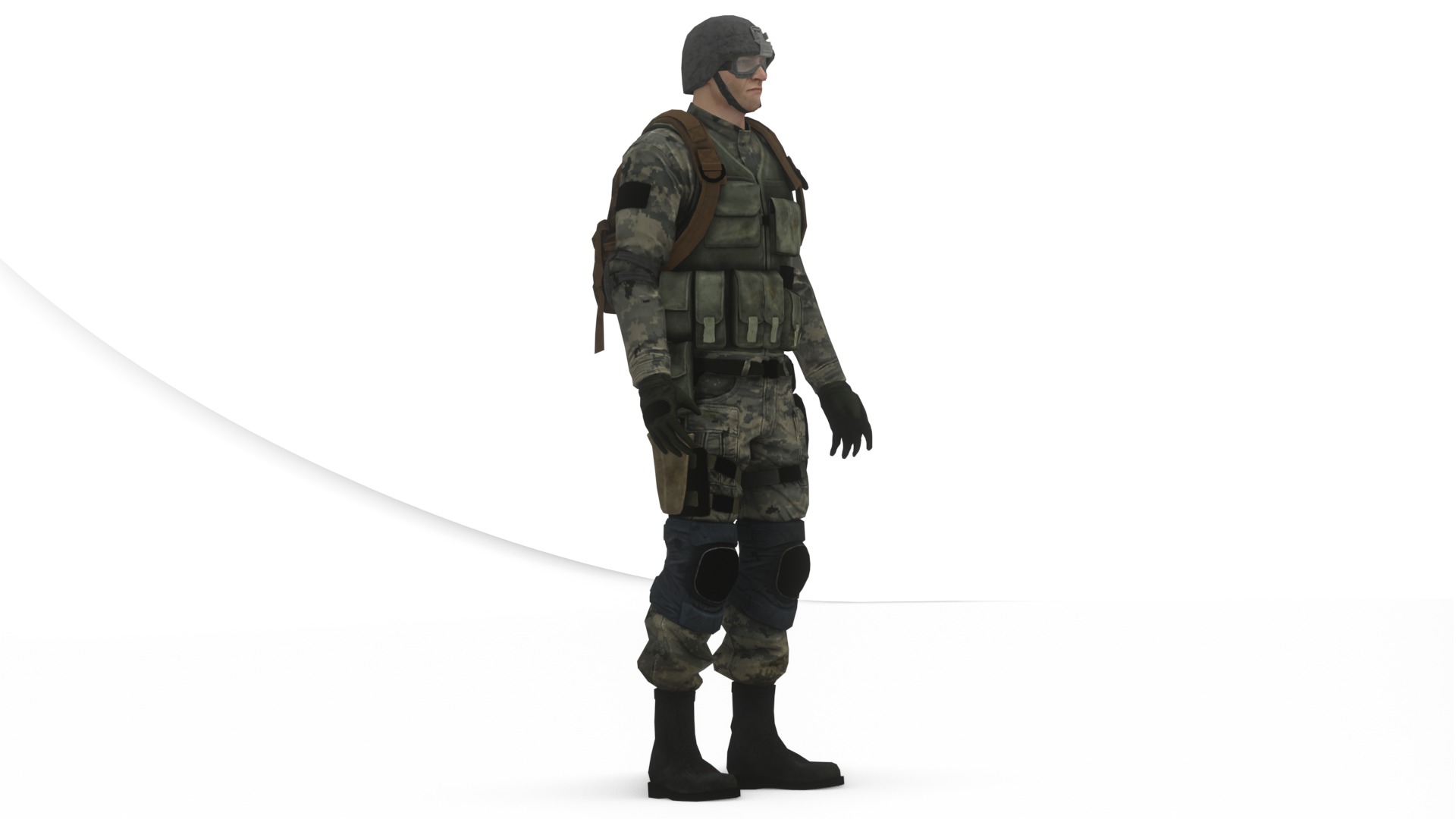  Army Soldiers Collection 4 Rigged Military Characters _43
