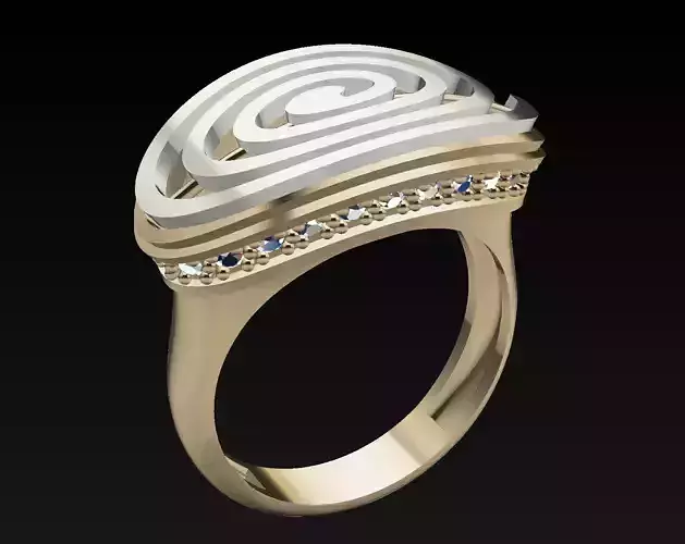 Lava Fantasy Ring 3dm