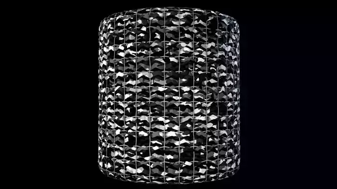 Snow Camouflage Net Substance PBR material and textures Texture