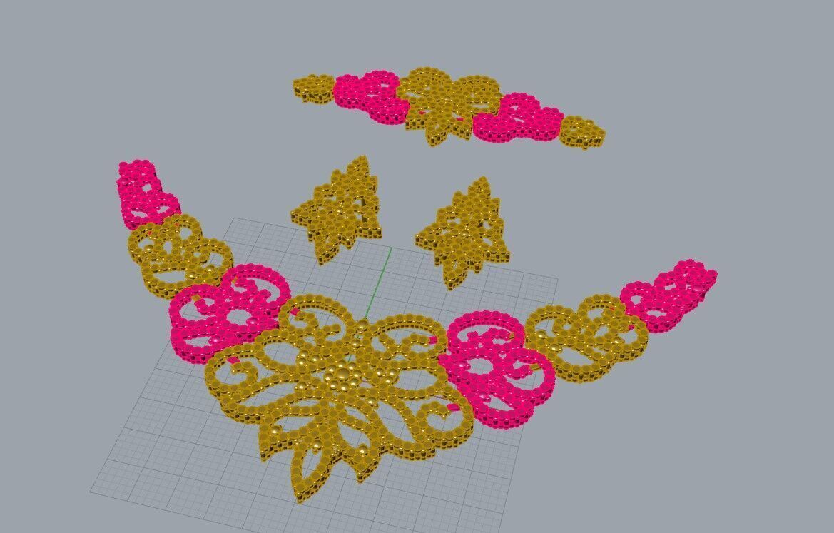 Gold Set  3D print model_4