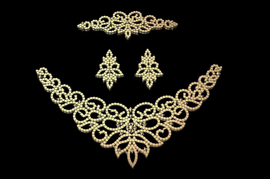 Gold Set  3D print model_2