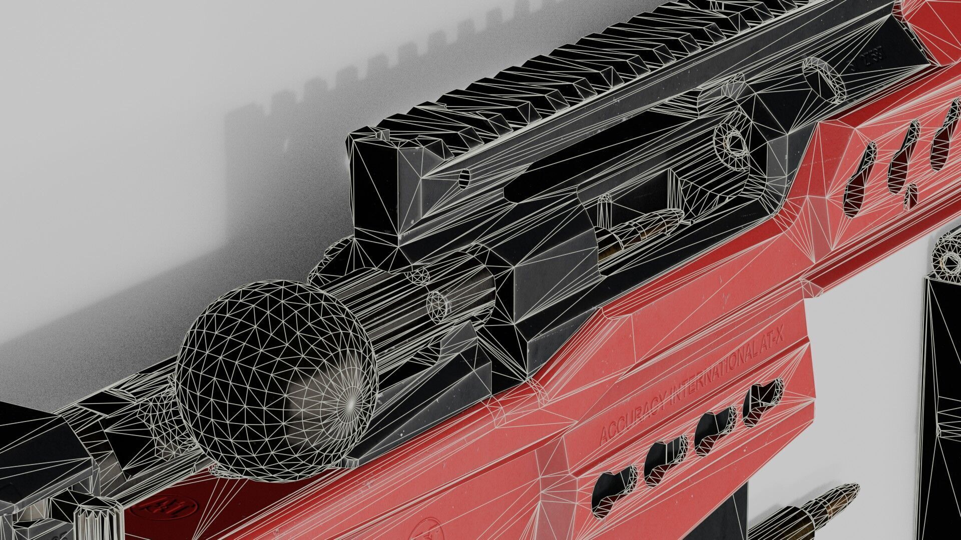 Accuracy International - AT-XC Low-poly 3D model_32