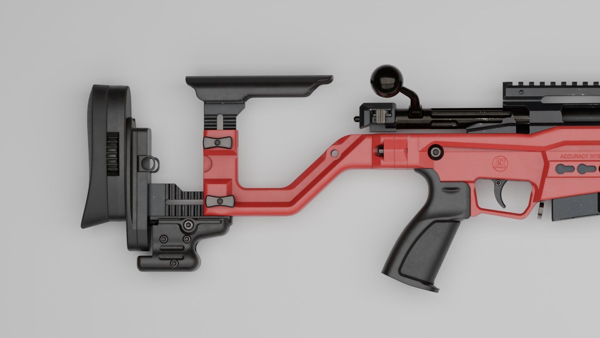 Accuracy International - AT-XC Low-poly 3D model_9