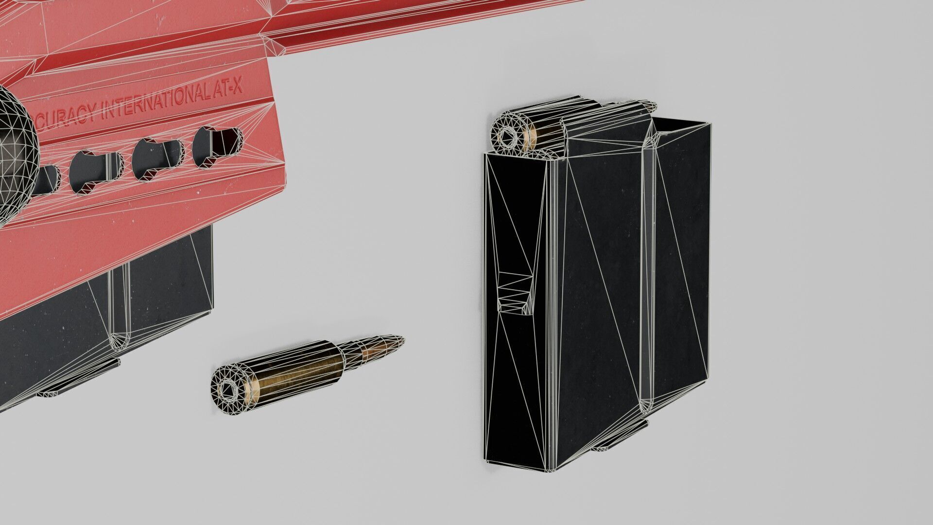 Accuracy International - AT-XC Low-poly 3D model_39