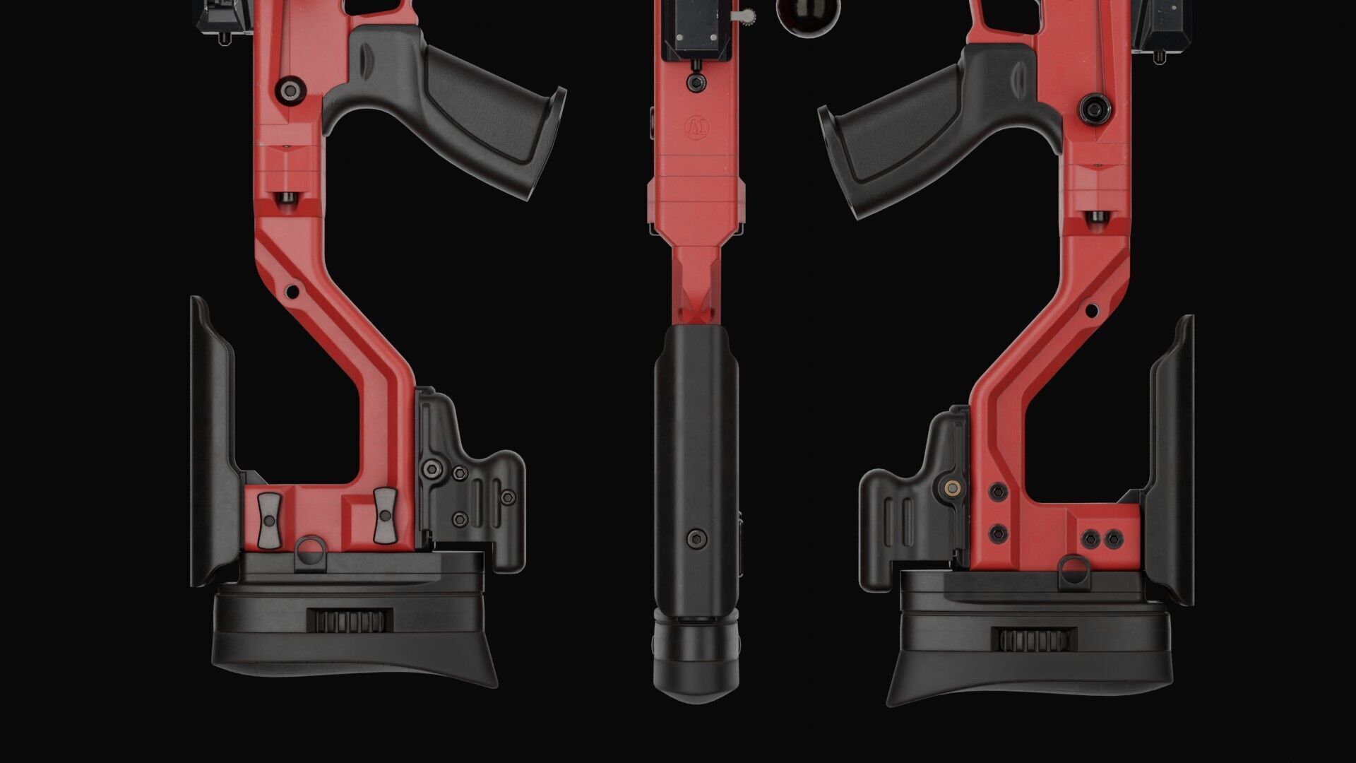 Accuracy International - AT-XC Low-poly 3D model_25