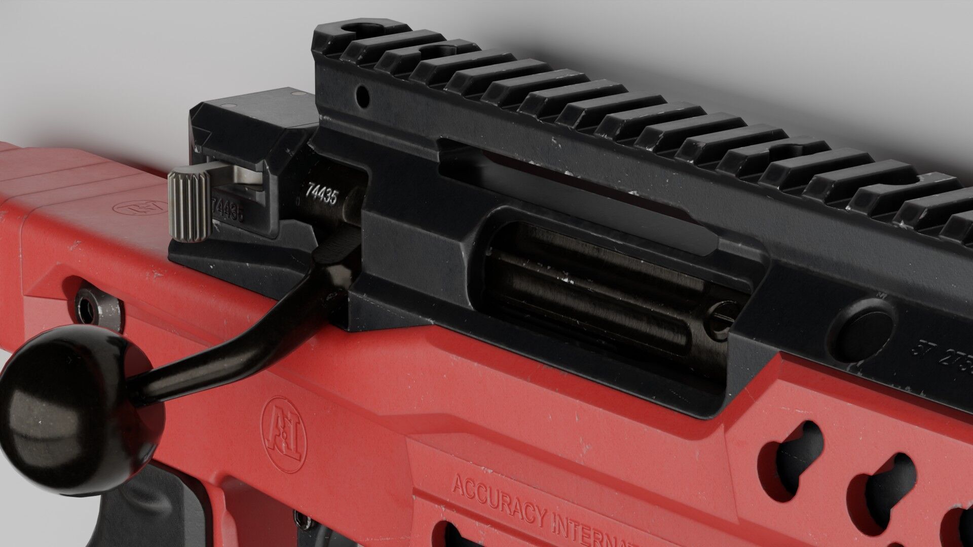 Accuracy International - AT-XC Low-poly 3D model_4