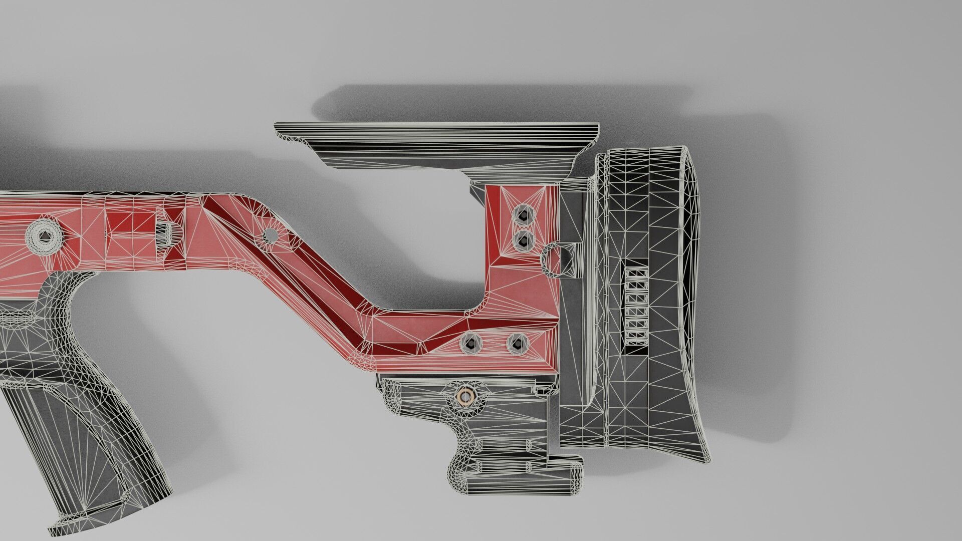 Accuracy International - AT-XC Low-poly 3D model_42