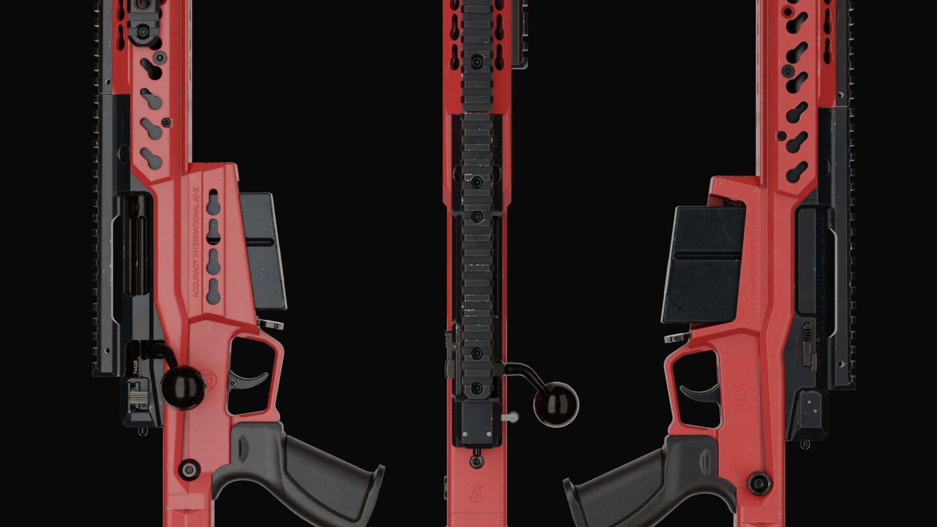 Accuracy International - AT-XC Low-poly 3D model_24