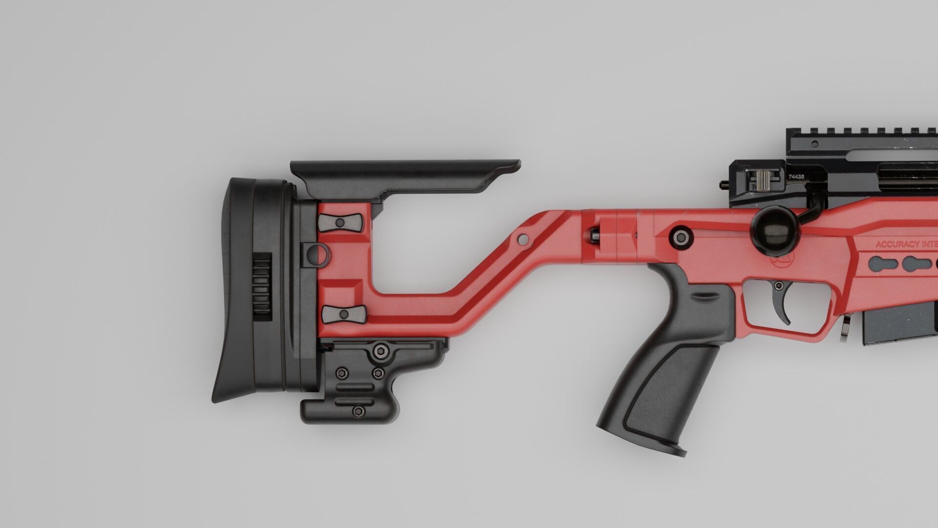 Accuracy International - AT-XC Low-poly 3D model_8