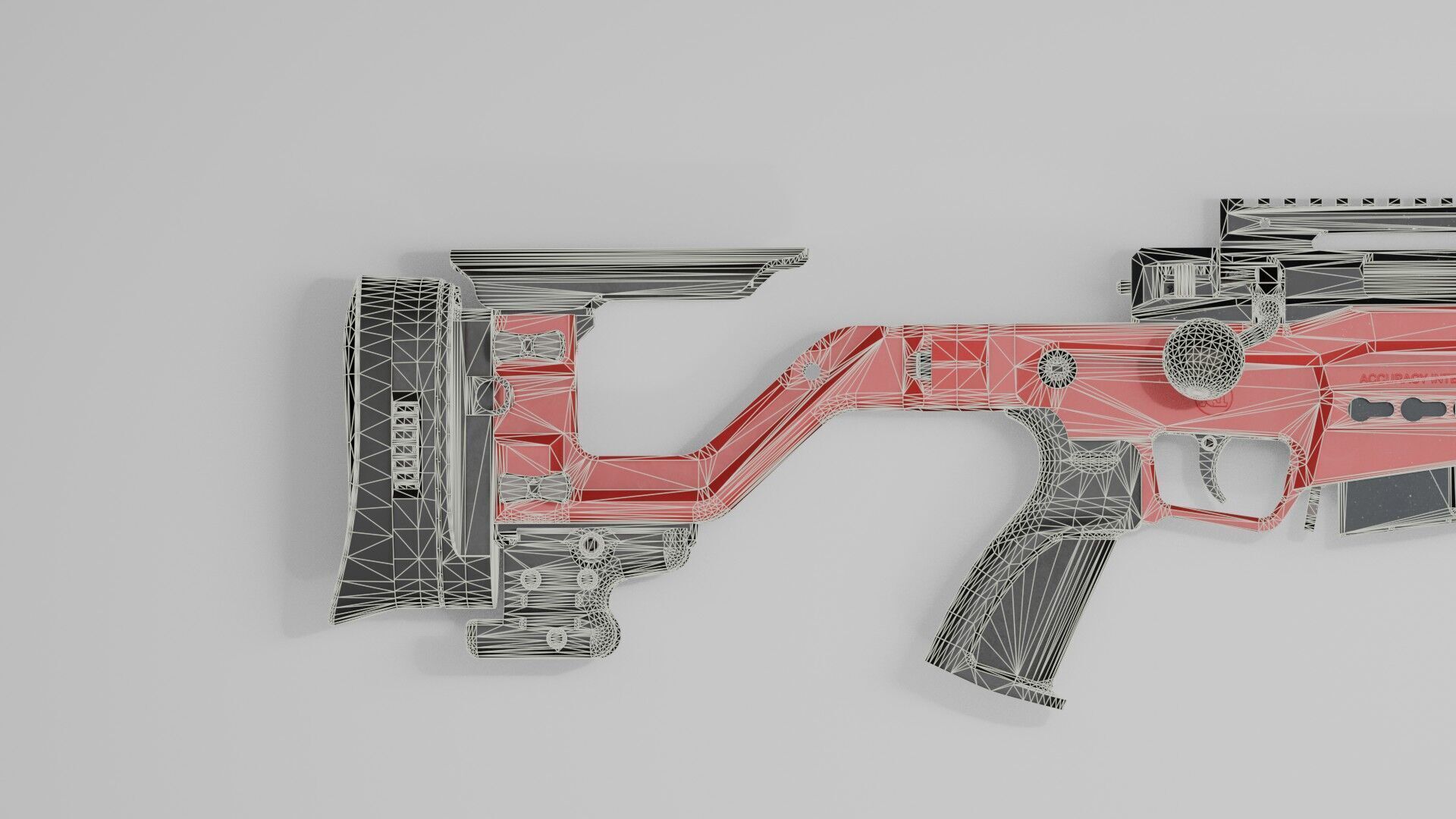 Accuracy International - AT-XC Low-poly 3D model_33