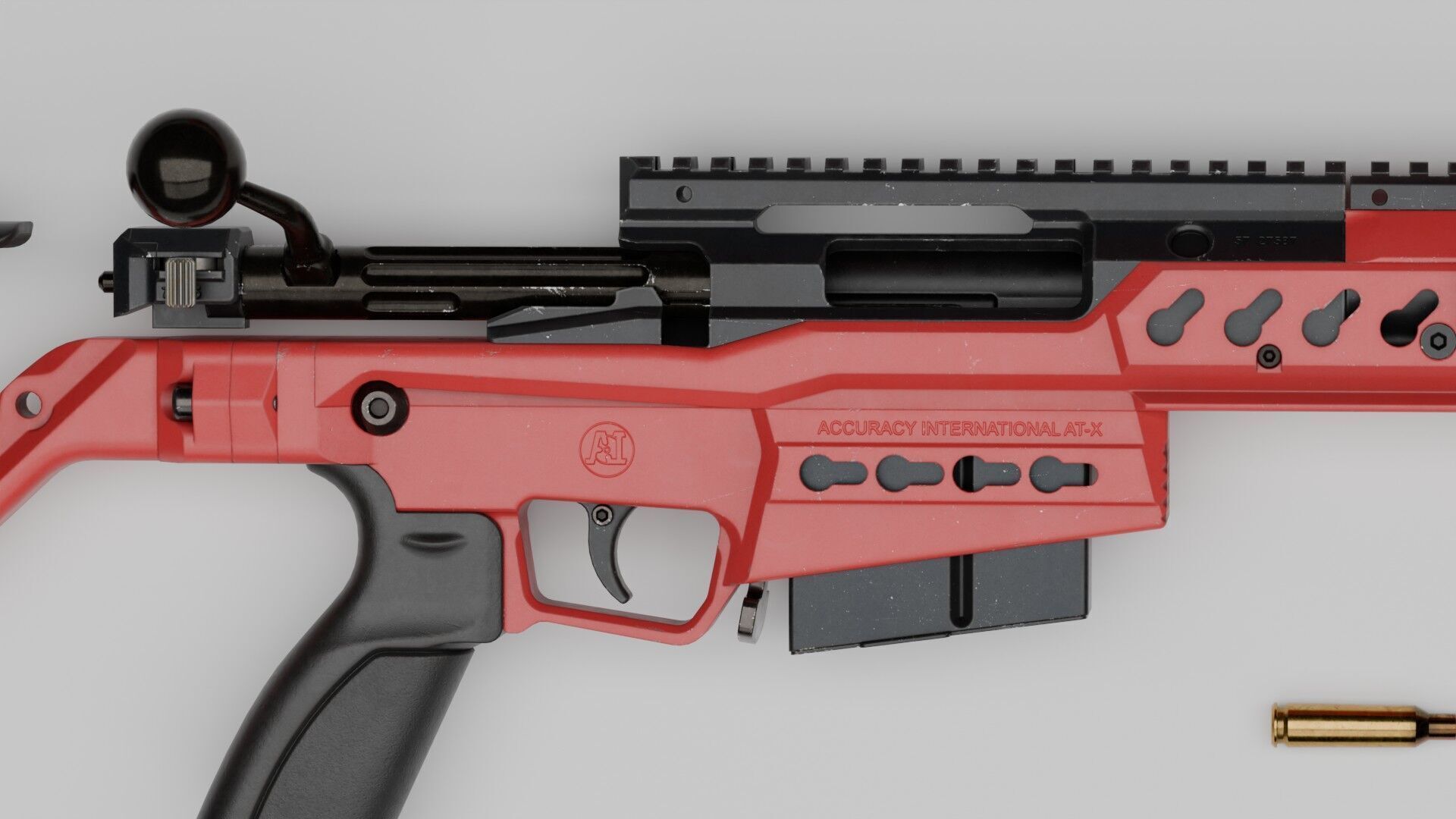Accuracy International - AT-XC Low-poly 3D model_3