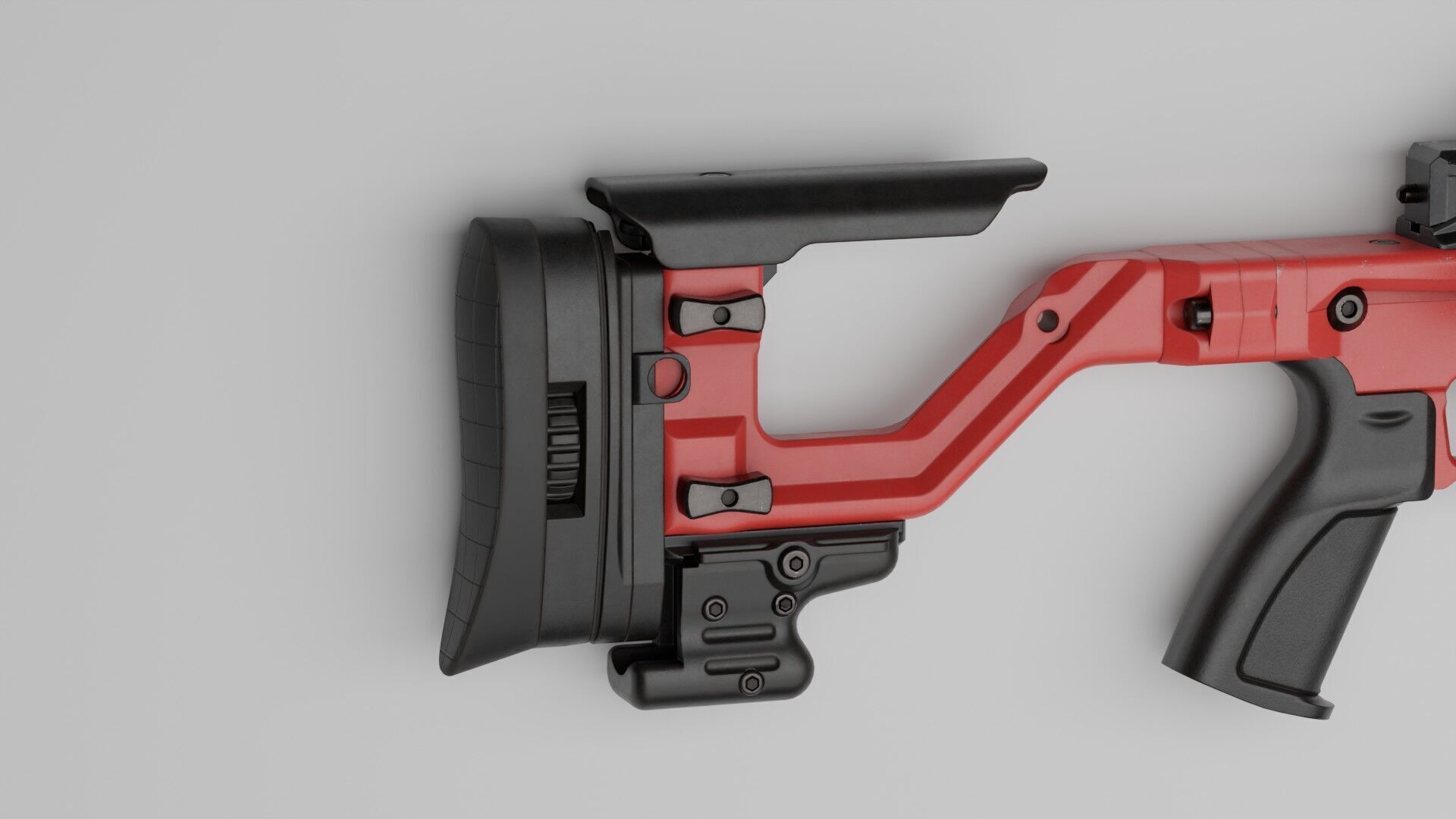 Accuracy International - AT-XC Low-poly 3D model_10