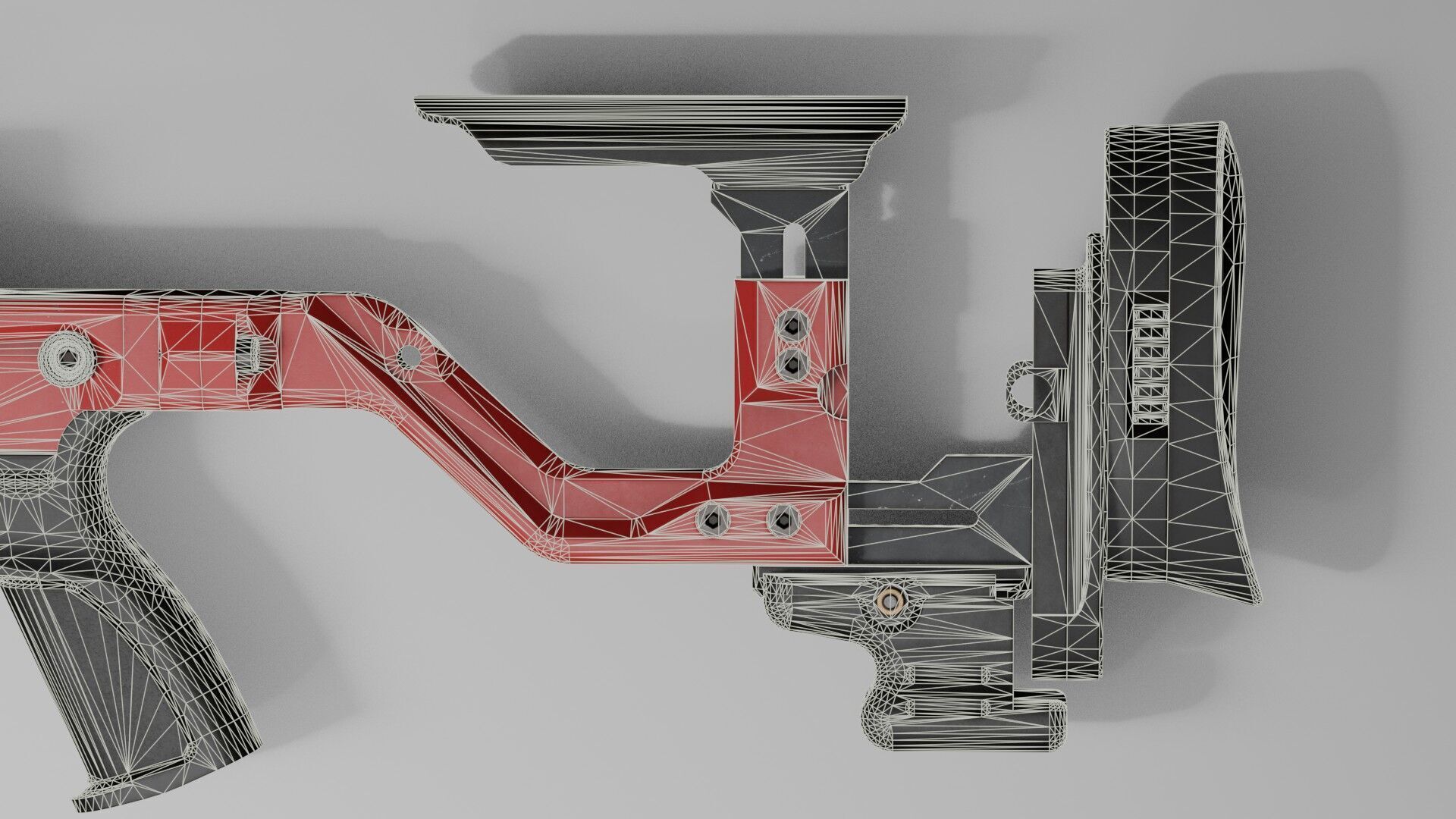 Accuracy International - AT-XC Low-poly 3D model_43
